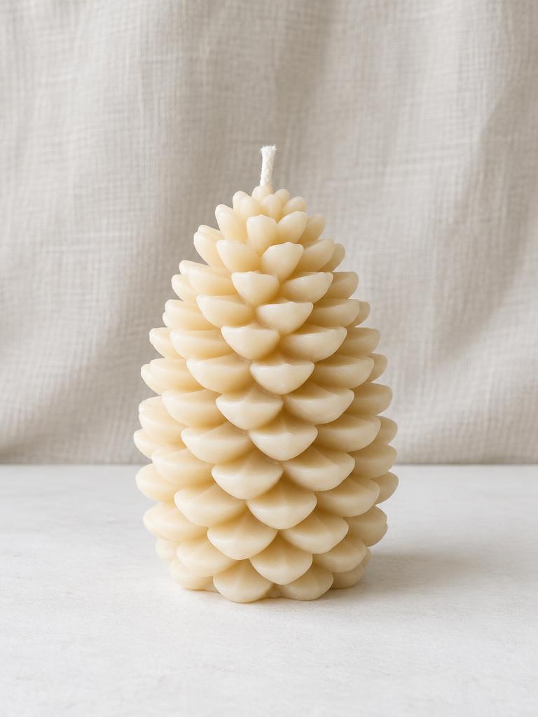 Espelma Escultural 'Pinya d'Hivern' (Cera de Soja)